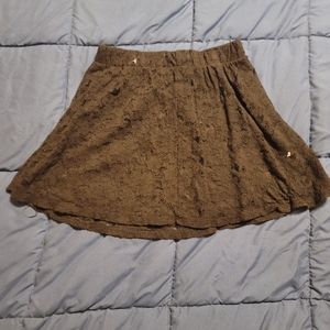 Lace black skirt